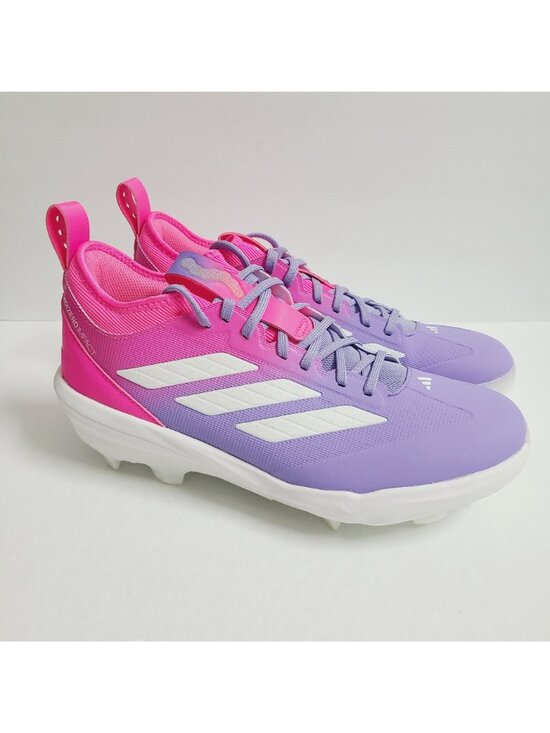 NEW Adidas Adizero TPU Candy Baseball Cleats JR7828 Size 10 Pink Purple #1 main image 6